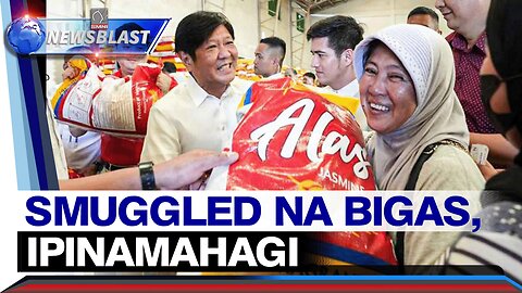 Nakumpiskang smuggled na bigas sa Zamboanga, ipinamahagi ni PBBM sa mga mahihirap na pamilya