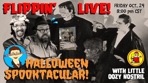 Flippin' Live Halloween Spooktacular - With Kyle Bridgett and Noah Van Sciver!