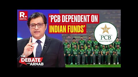 PCB dependent on Indian funds, Arnab shows truth to Pakistan Journalist | Champions Trophy Debate