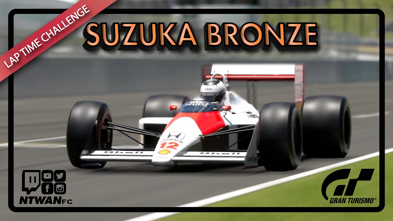 Gran Turismo 7 | Lap Time Challenge | Suzuka Circuit | Bronze Medal | McLaren MP4/4 F1