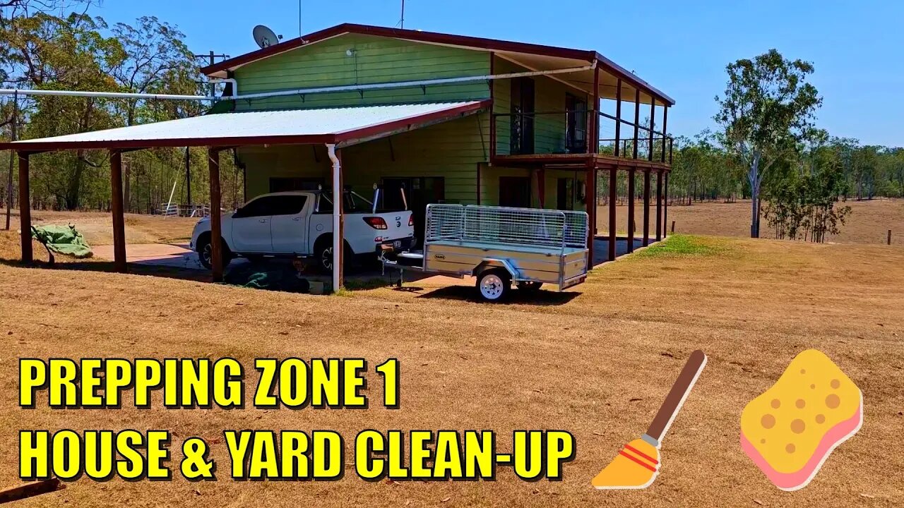 Prepping the House & Yard for the Move to the Farm