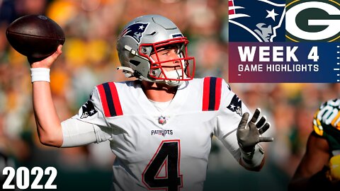 New England Patriots HIGHLIGHTS vs. Green Bay Packers - Week 4 2022