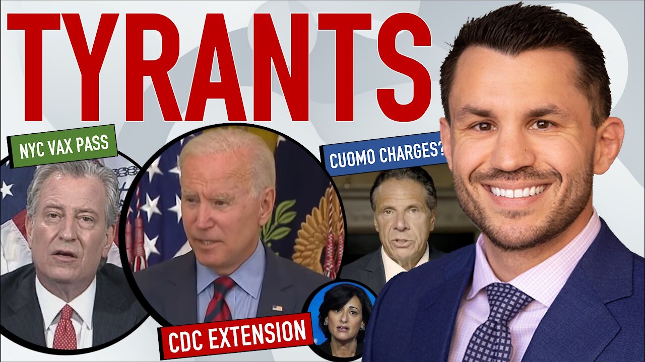 Biden's CDC Extends Eviction Moratorium, DeBlasio's Mandatory NYC Vax Pass, Cuomo Criminal Charges?