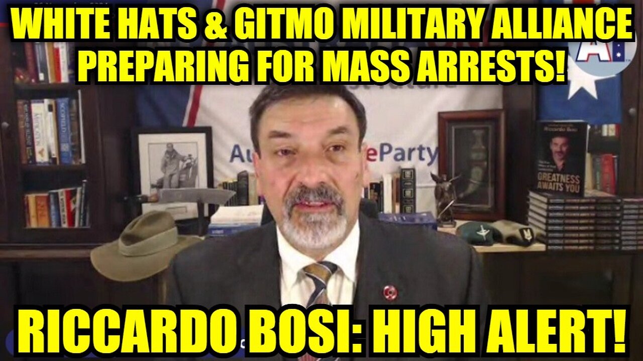 Riccardo Bosi: High Alert 11/26/24 - WH & GITMO Military Alliance Preparing for Mass Arrests!