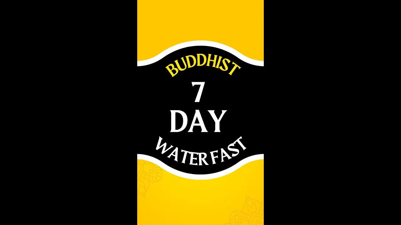 Buddhist Water Fasting: A Spiritual Journey to Inner Tranquility (7 Day, 86 Hour Journey)