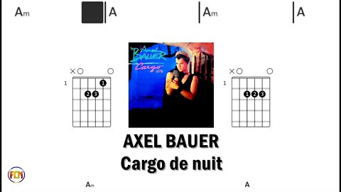 AXEL BAUER Cargo de nuit - (Chords & Lyrics like a Karaoke) HD