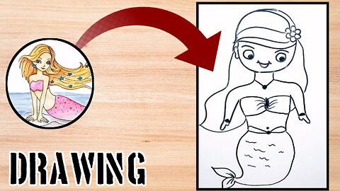 How to draw Jalpari | Jalpari drawing tutorial