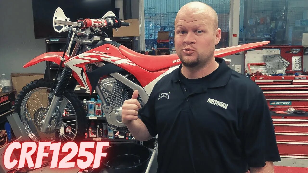 The BEST Honda CRF125F oil change video on YOUTUBE! (4K)