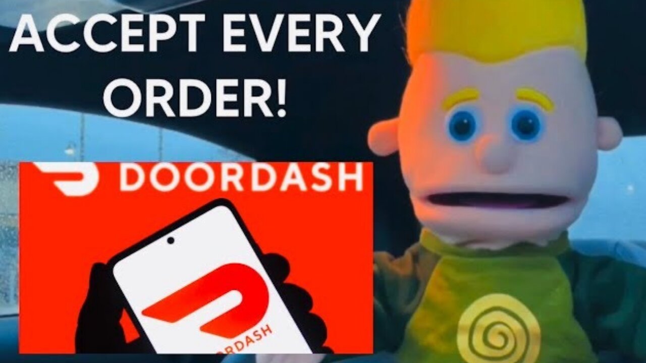 Accept Every Doordash Order Challenge!