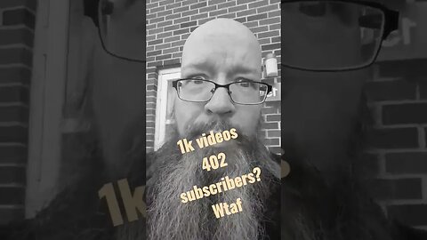 1000 videos =402 subs ? the Ef #stevecutlerlive