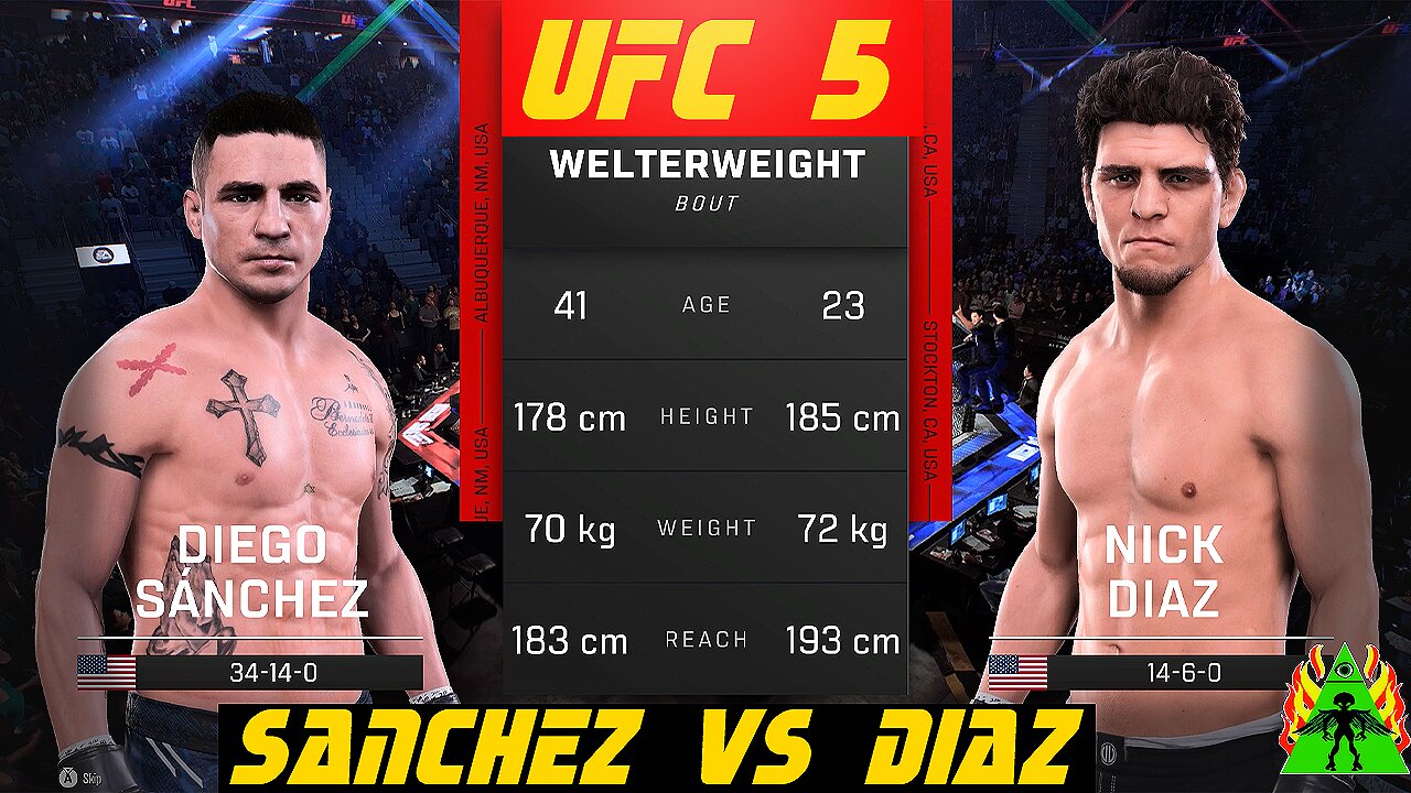 UFC 5 - SANCHEZ VS DIAZ