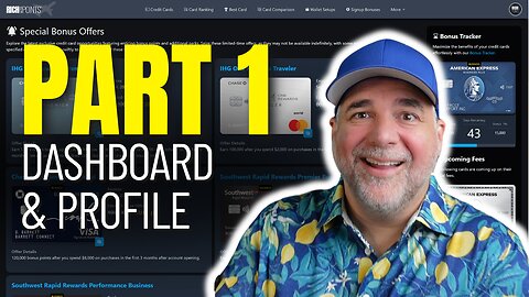 Website Walkthrough PART 1: Dashboard & Profile