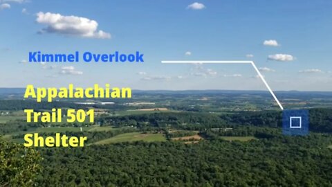 Appalachian Trail + Kimmel Lookout + 501 Shelter - Trail Magic and New Friends