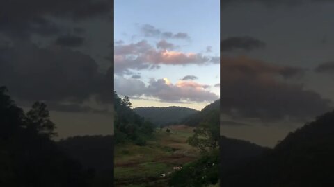 Dusk in autumn