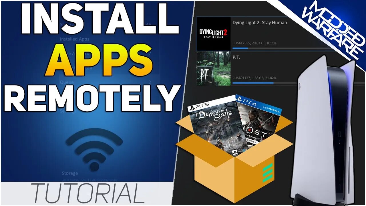 Installing Games & Apps Remotely on a Jailbroken PS5 (4.51 or lower)