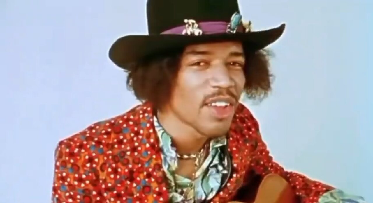 One of the only videos of Jimi Hendrix playing acoustic guitar and singing