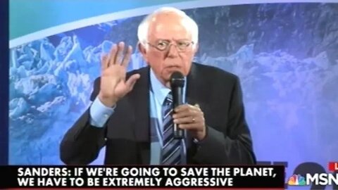 Bernie Sanders "If We're Gonna Save The Planet We Have To Be Extremely Bold!"