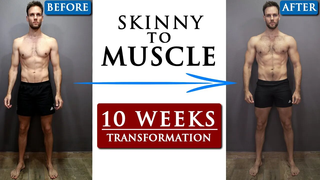 BODY TRANSFORMATION from SKINNY to MUSCLE motivation