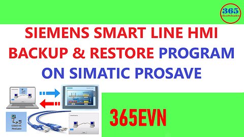 0170 - Backup, restore smart line hmi program via ethernet on Simatic prosave