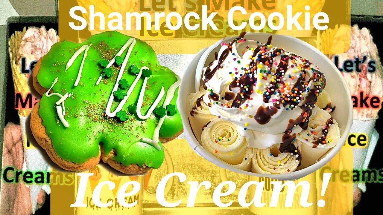 Shamrock Cookie Ice Cream