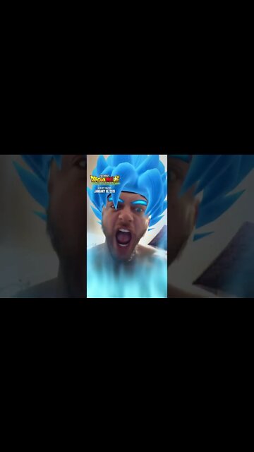 Turning into SSGSS Goku