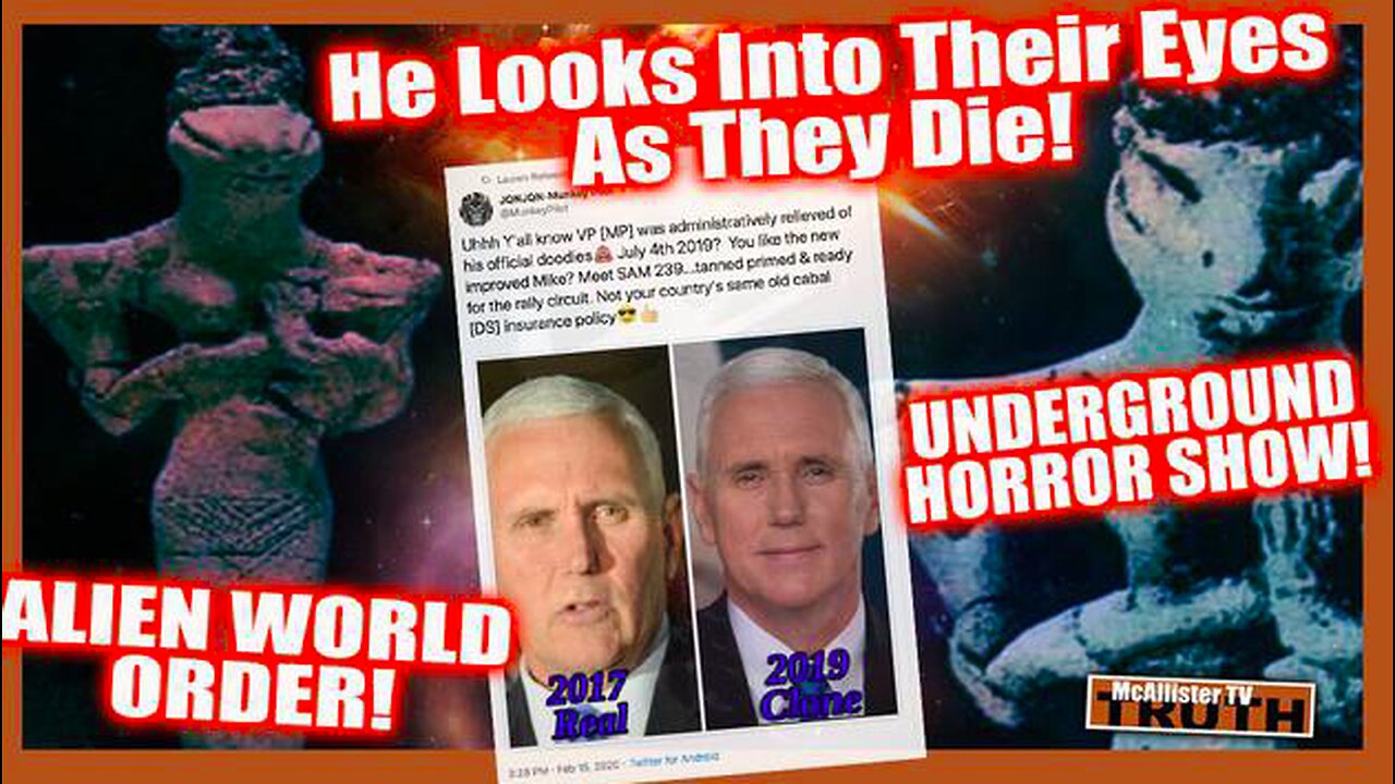 PART 32- CH21 THE LIZARDS AMONG US! PENCE CLONE! DULCE HORROR SHOW! BUSH FUNERAL FLASHBACK!