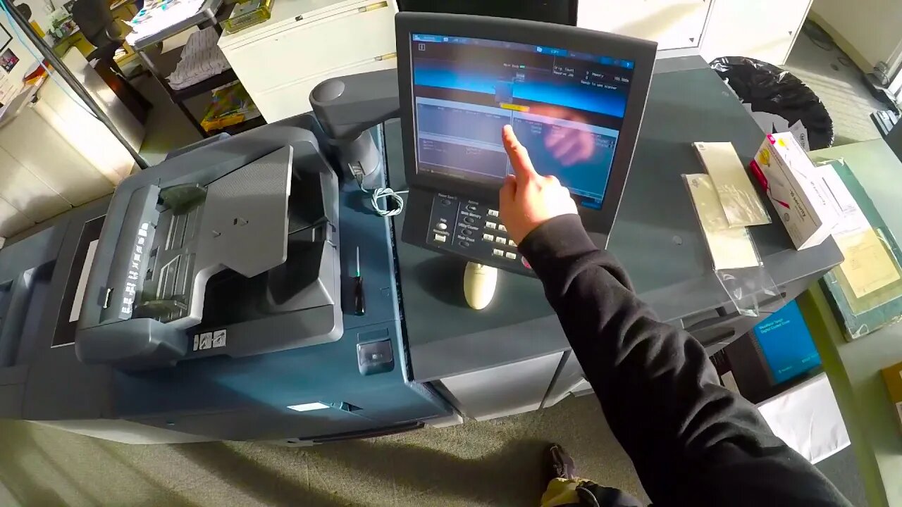 Konica Minolta C7020 - Swapping Out Main Fuser for Envelope Fuser Guide
