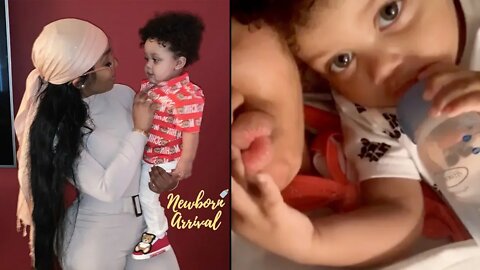 G Herbo "BM" Ari Teaches Son Yosohn To Pass The Bottle! 🍼