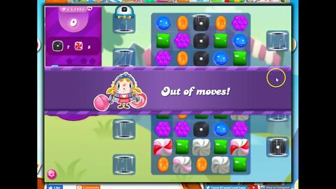Candy Crush Level 2463 Talkthrough, 13 Moves 0 Boosters
