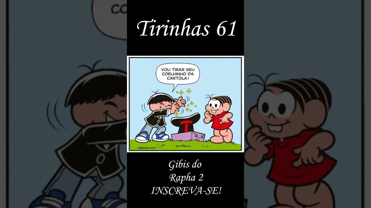 Tirinhas da Turma da Mônica nº 61 | Gibis do Rapha 2