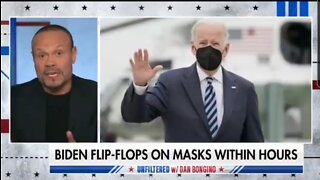 Bongino Exposes Biden's Mask Flip Flop Within Hours