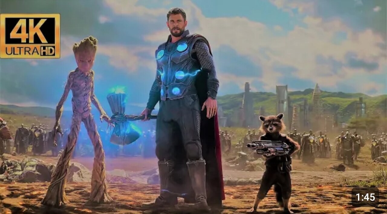 Thor Arrives In Wakanda Scene