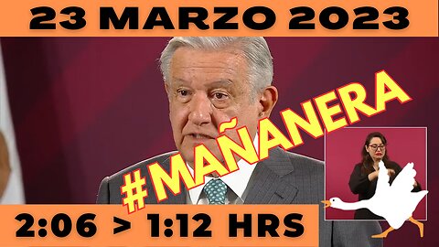 💩🐣👶 #AMLITO | Mañanera Jueves 23 de Marzo 2023 | El gansito veloz de 2:06 a 1:12.