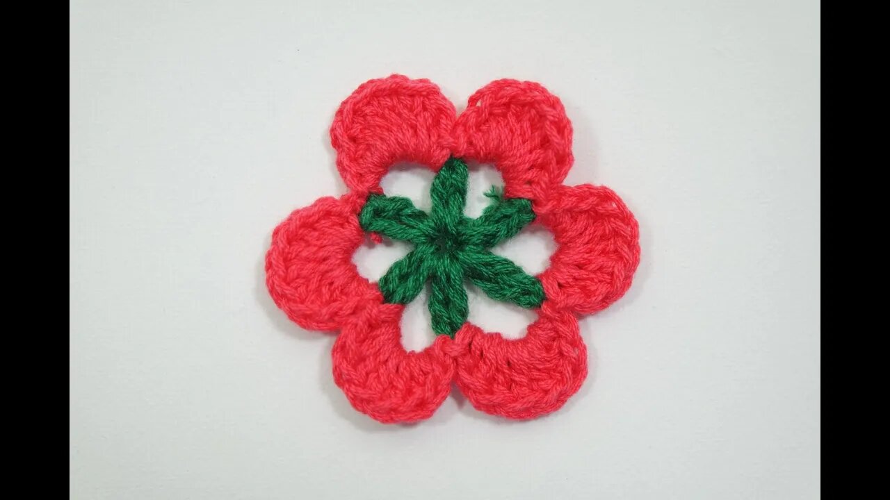 How to crochet flower free written pattern in description