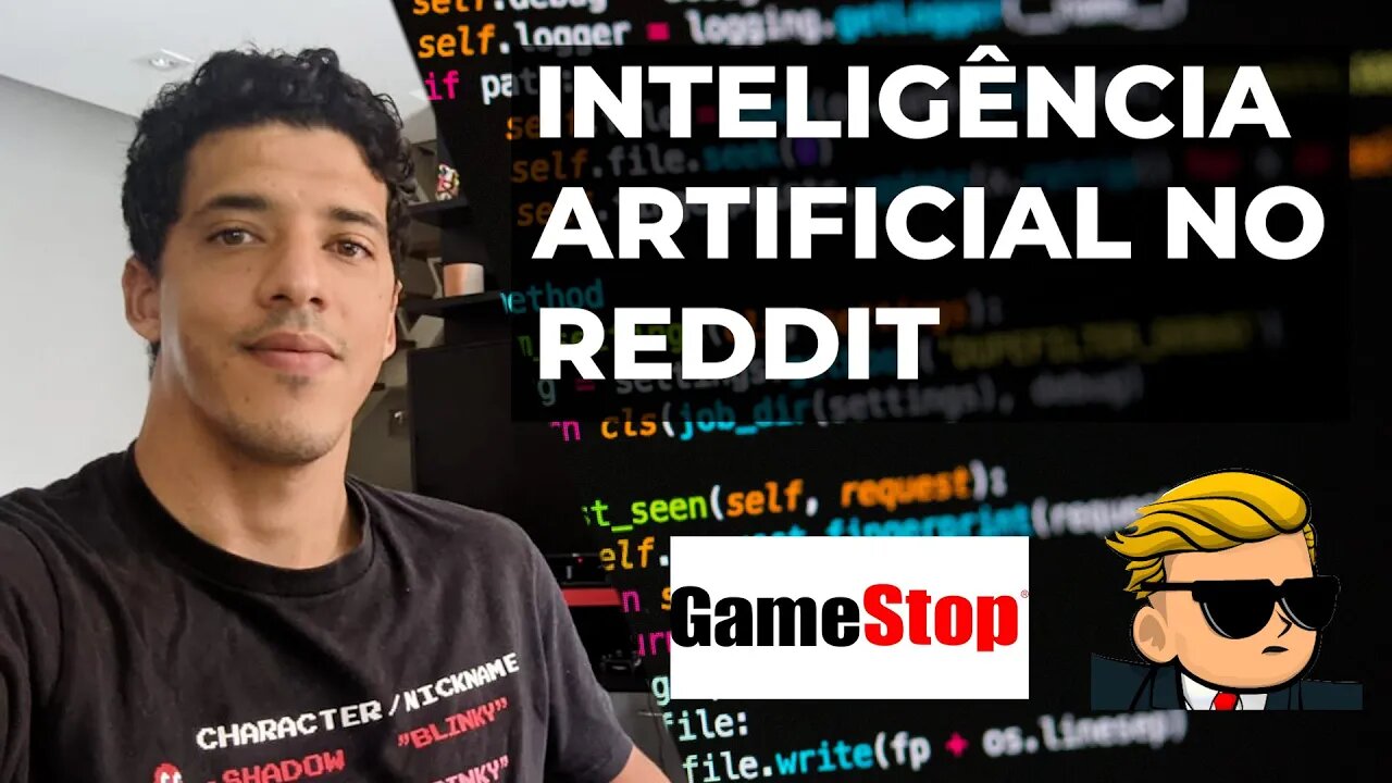 Analisando sentimento da Game Stop #GME no WallSteetBets Reddit com inteligência artificial