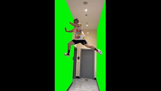 Wall Parkour | Green Screen