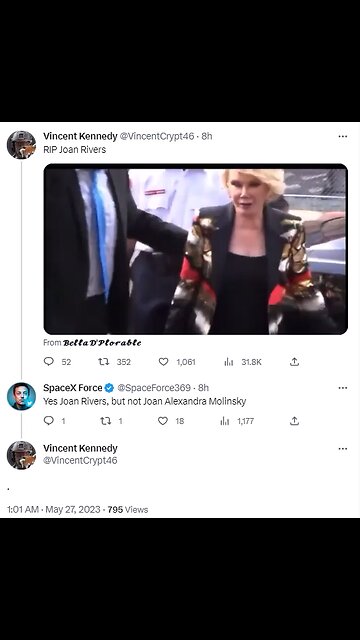 Joan Rivers Michelle Obama is a Tranny