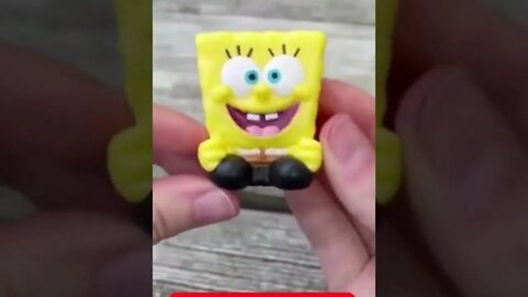 Bob Esponja miniaturas Mashems Parte-02. #Shorts#spinbot#oddlysatisfying#youtubeshorts