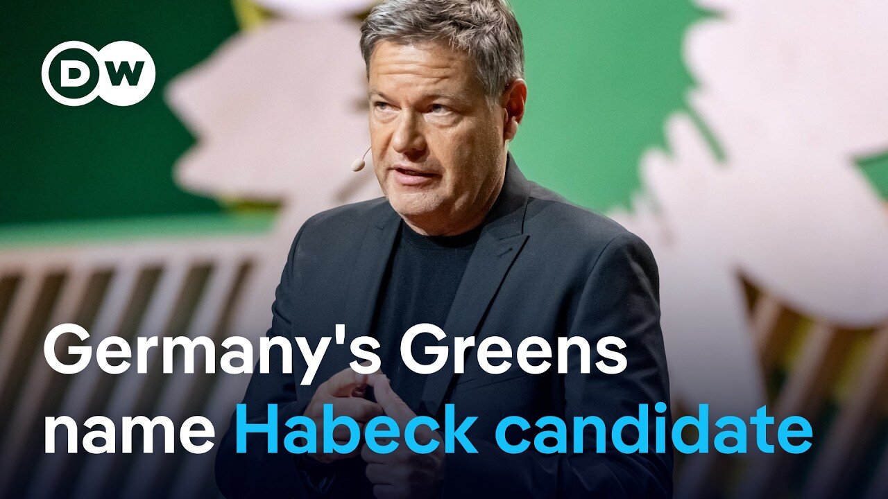 German Greens name Economy Minister Robert Habeck as their candidate for chancellor | DW News