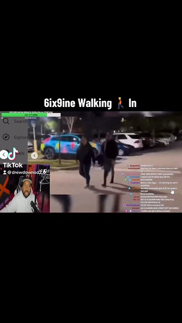 Akademiks reacts to 69 walking 🚶‍♂️ in after