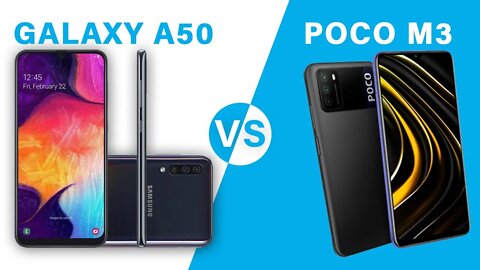 Galaxy A50 vs Poco M3: QUAL VALE A PENA? COMPARATIVO!