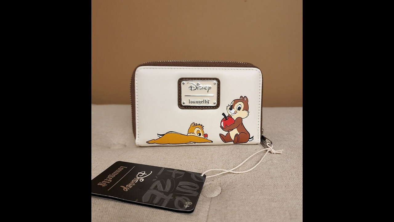 Loungefly Disney Chip and Dale Cherry On Top Faux Leather Wallet