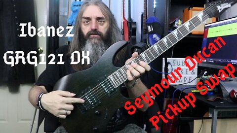 Ibanez GRG121DX Seymour Duncan 59 & JB Pickup Swap