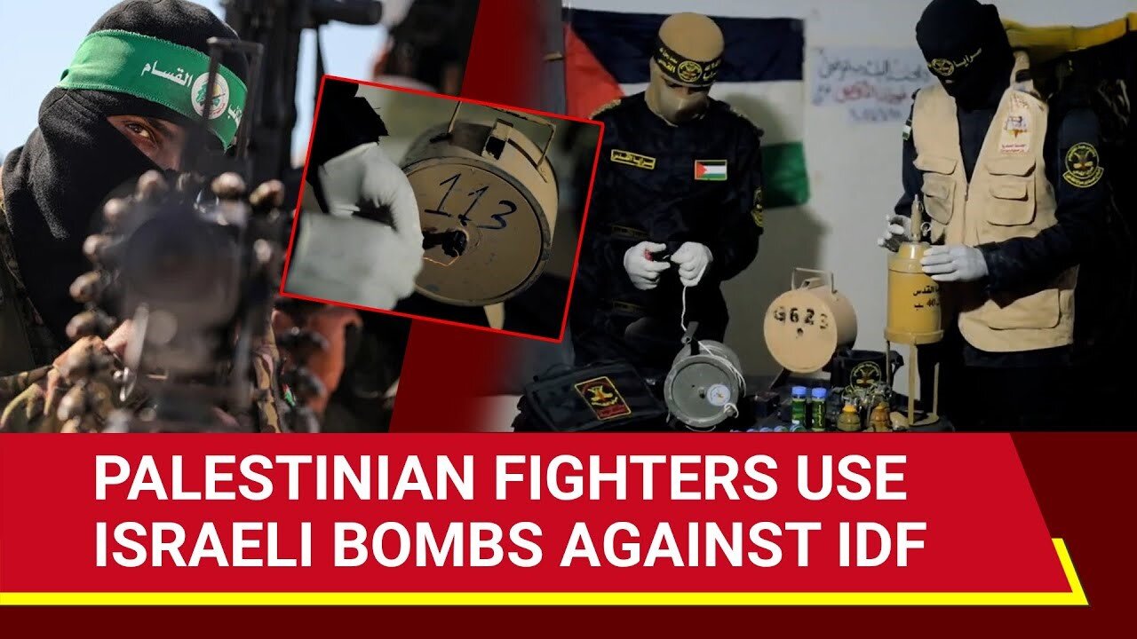 Hamas' Ally Uses Unexploded IDF Bombs To Blow Up Israeli Tanks In Gaza | Watch