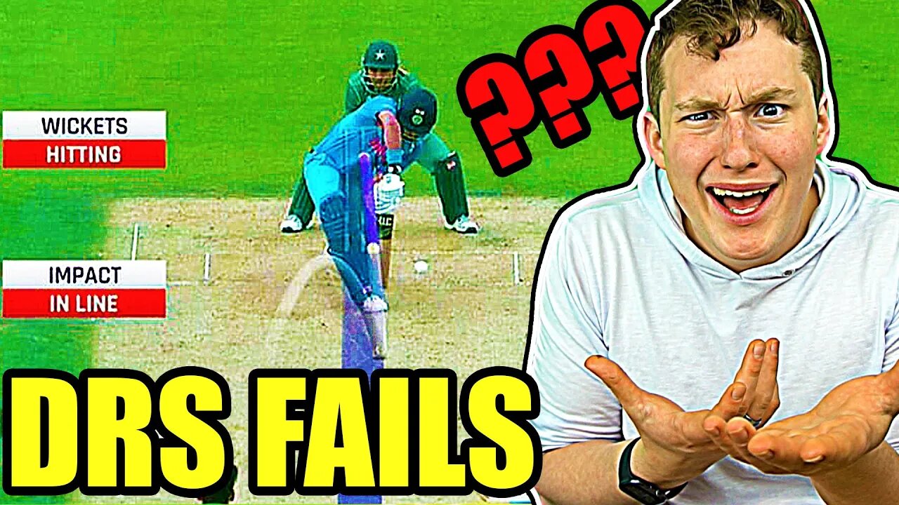 AMERICAN REACTS TO WORST DRS FAILS IN CRICKET HISTORY (unfair?)