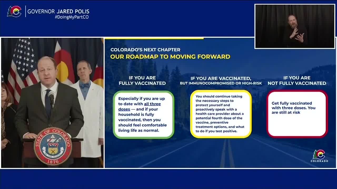 'You've done your part, Colorado': Polis says fully vaccinated residents can return to life as normal