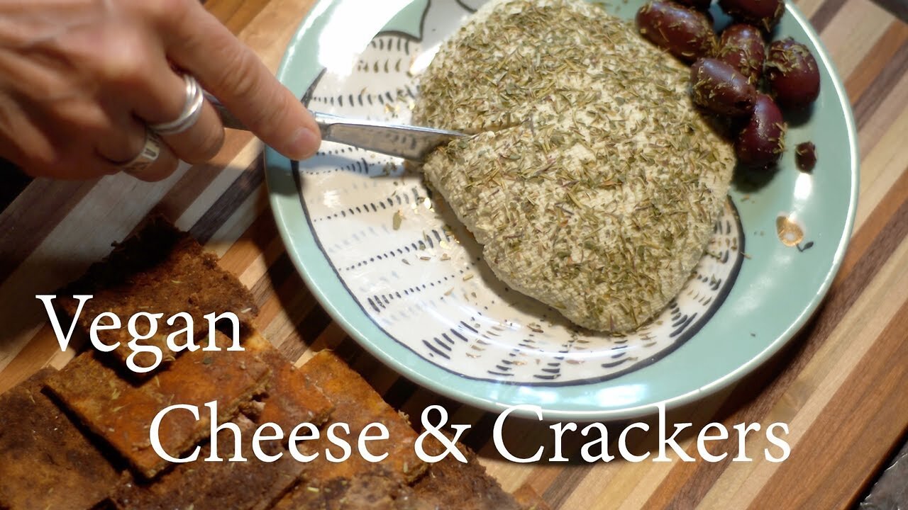 Come make Vegan cheese and crackers with me!