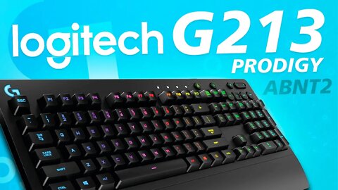 TECLADO de MEMBRANA com 2 ANOS DE GARANTIA! Logitech G213 Prodigy ABNT2