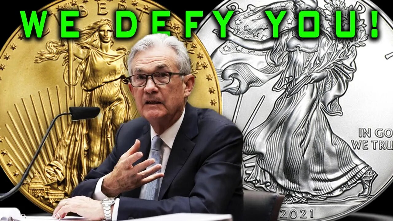 Gold & Silver DEFY The Fed Chair!