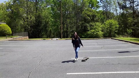 We made use of the library parking lot